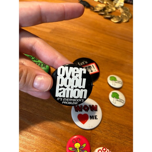 Vintage Hippie Pin Lot Environmentalist Tree Advocate‎ NICAP - Picture 4 of 6